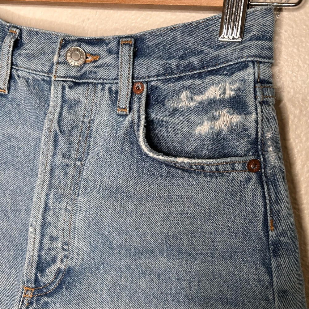 Agolde Stella jean shorts 24 - Picture 5 of 10